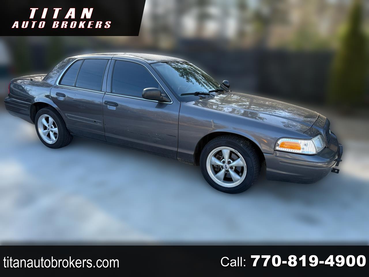 2011 Ford Police Interceptor 4dr Sdn w/3.27 Axle