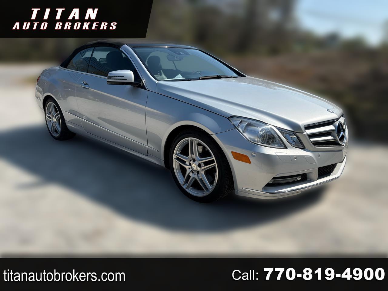 Mercedes-Benz E-Class 2dr Cabriolet E 350 RWD 2013