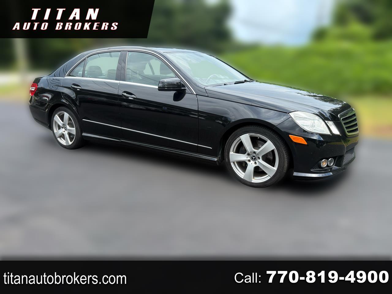 Mercedes-Benz E-Class 4dr Sdn E 350 Luxury 4MATIC 2010