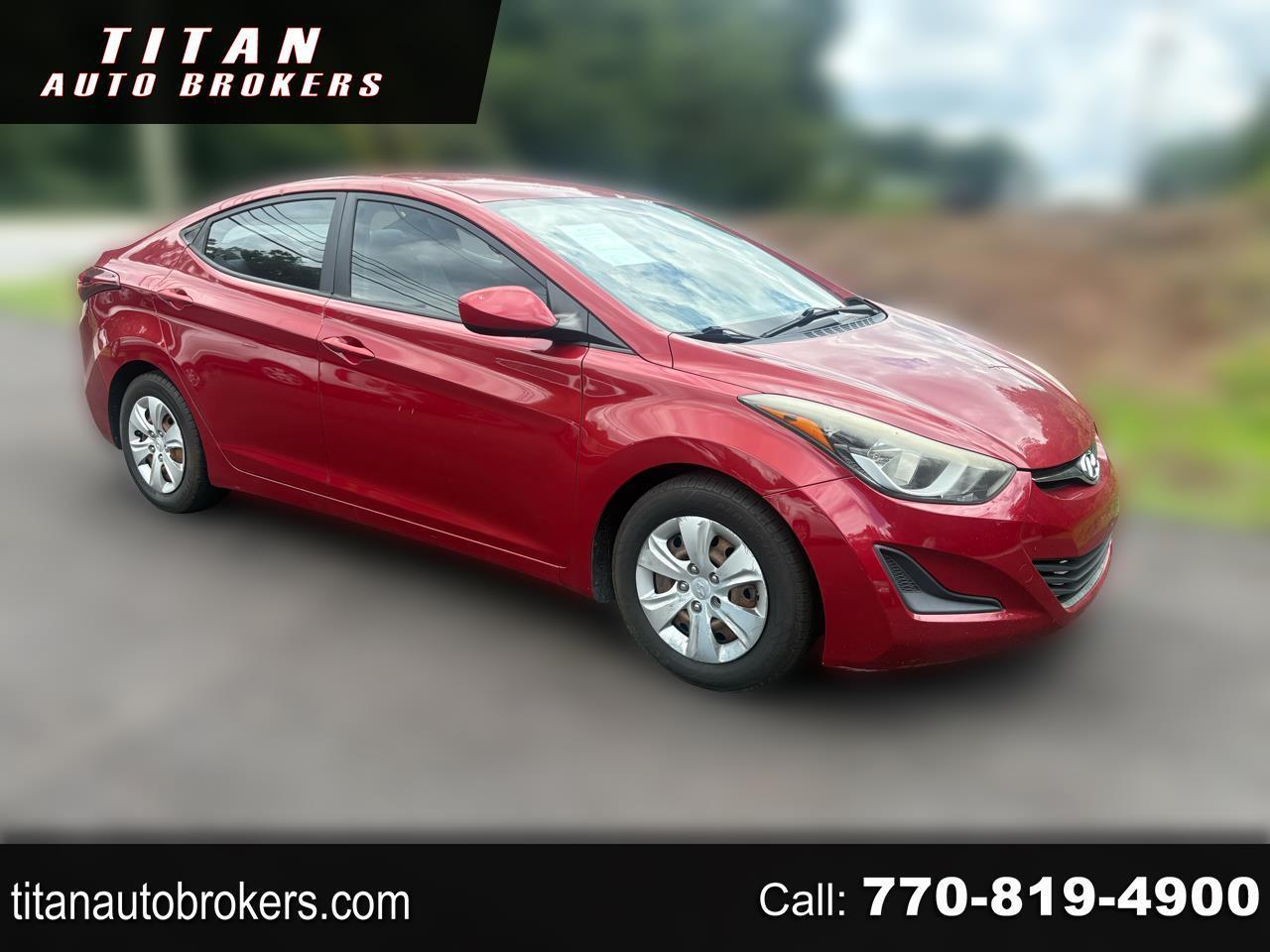 Hyundai Elantra 4dr Sdn Auto SE (Ulsan Plant) 2016