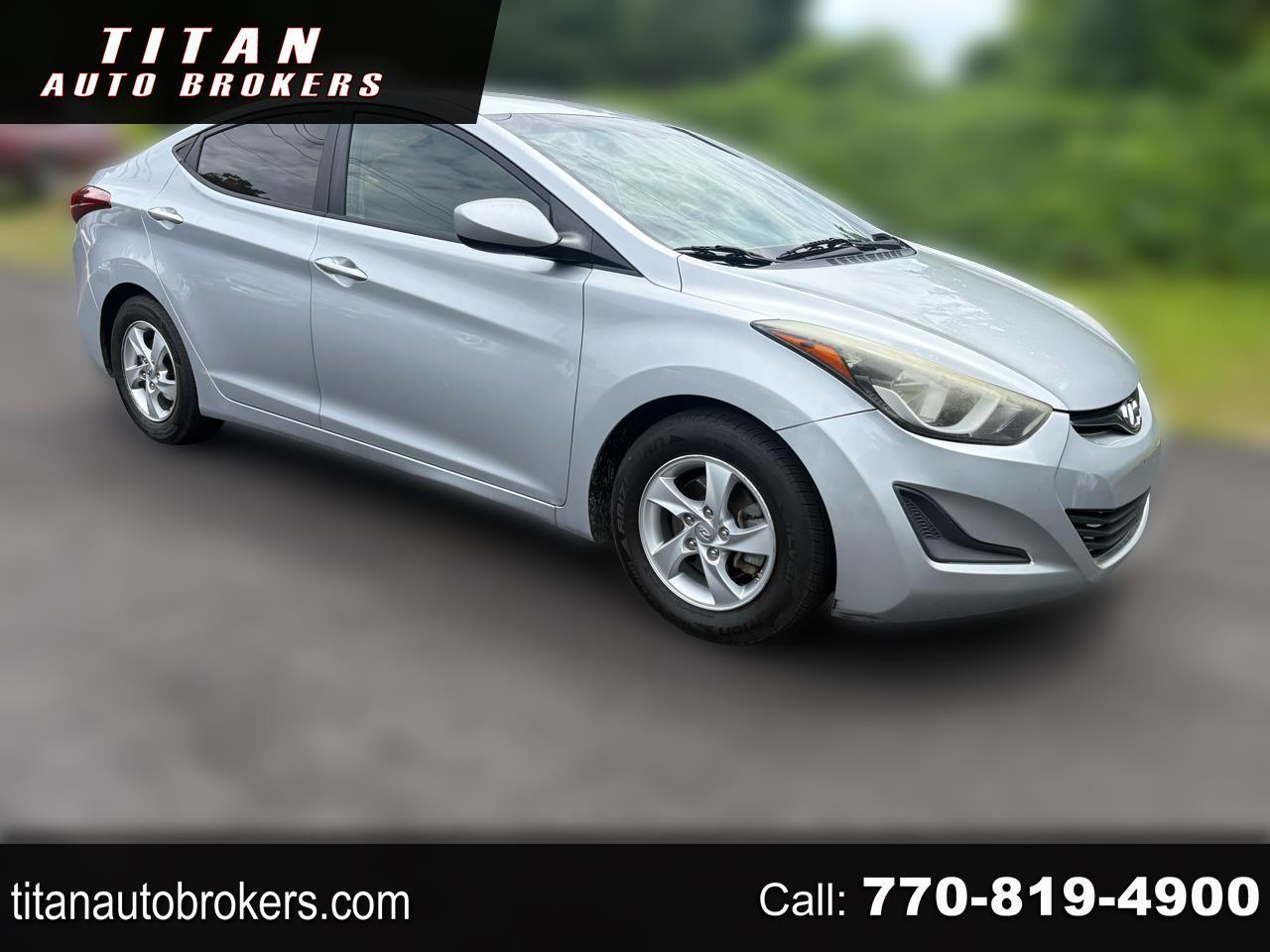 Hyundai Elantra 4dr Sdn Auto SE (Alabama Plant) 2014