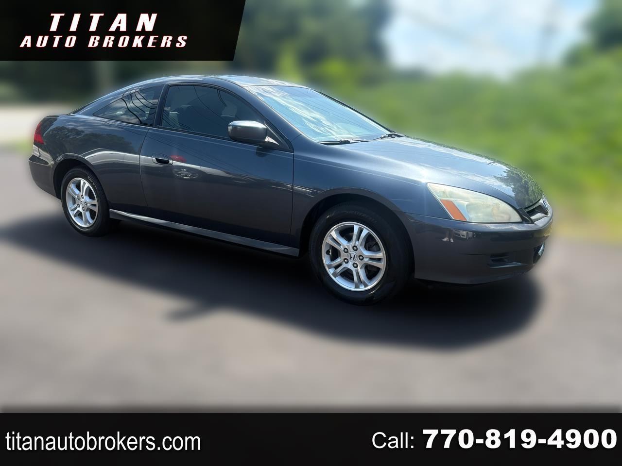 2007 Honda Accord Cpe 2dr I4 AT LX