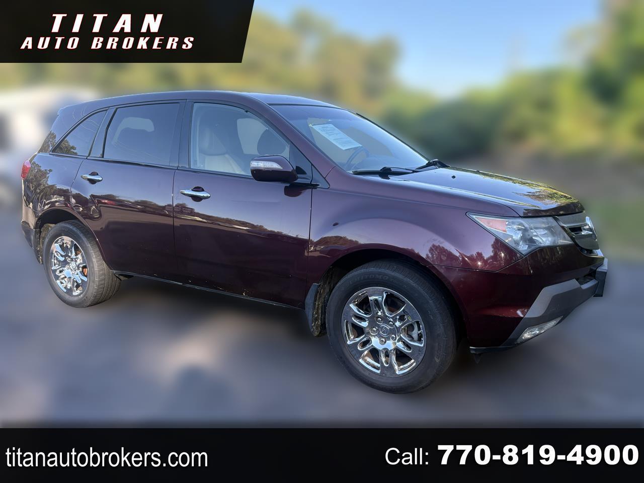 2007 Acura MDX 4WD 4dr Tech/Entertainment Pkg