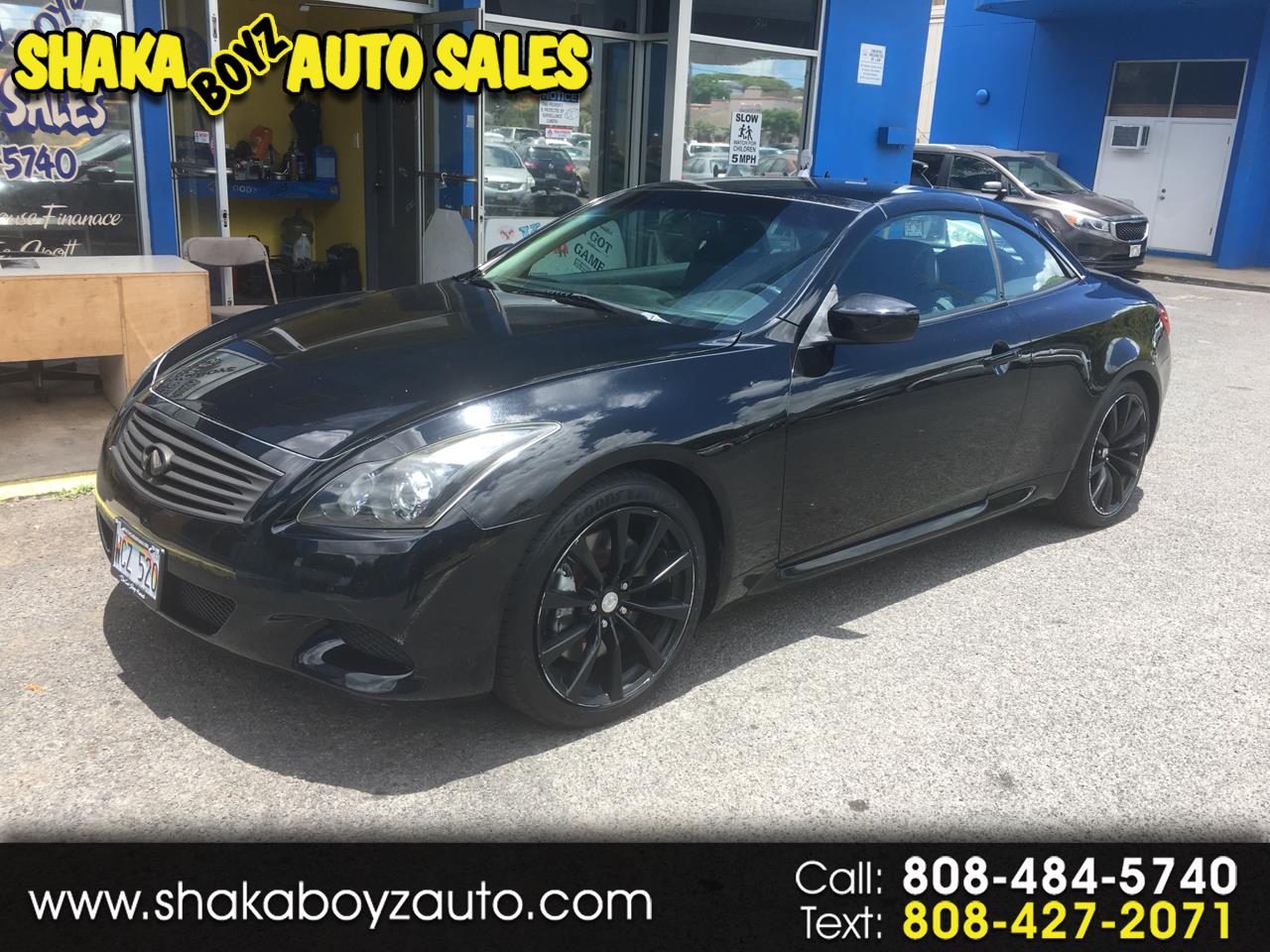 Used 2010 Infiniti G37 Convertible 2dr Base for Sale in Pearl City HI