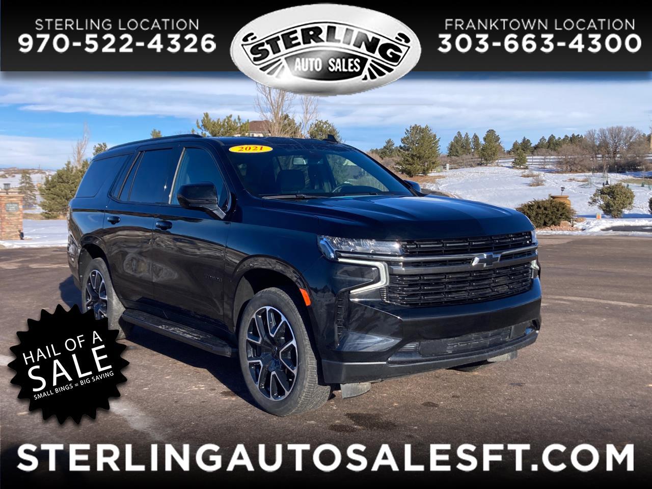 Chevrolet Tahoe 4WD 4dr RST 2021