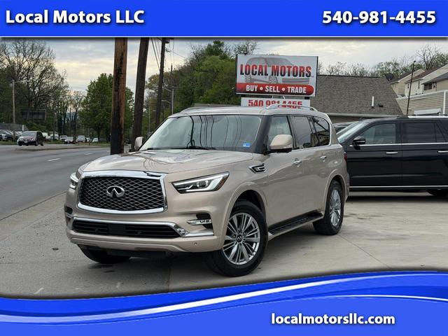 Brown (Tan) 2018 INFINITI QX80 4WD SUV / Crossover All-Wheel Drive Automatic