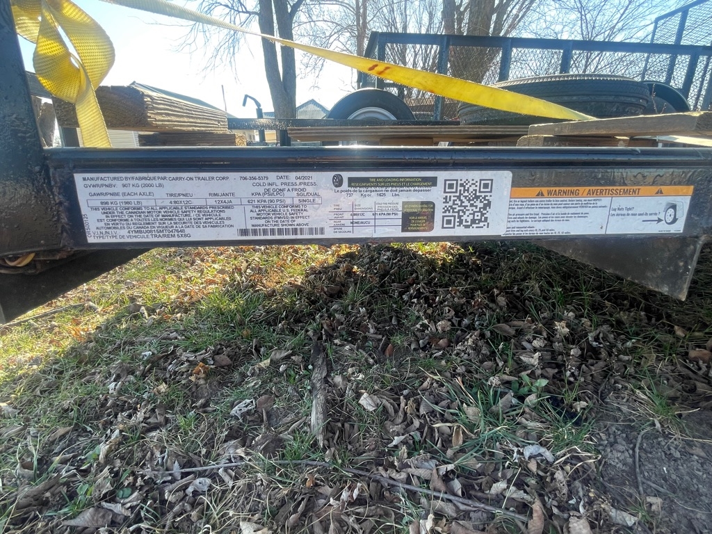 Carry-On Trailer Unknown  2021