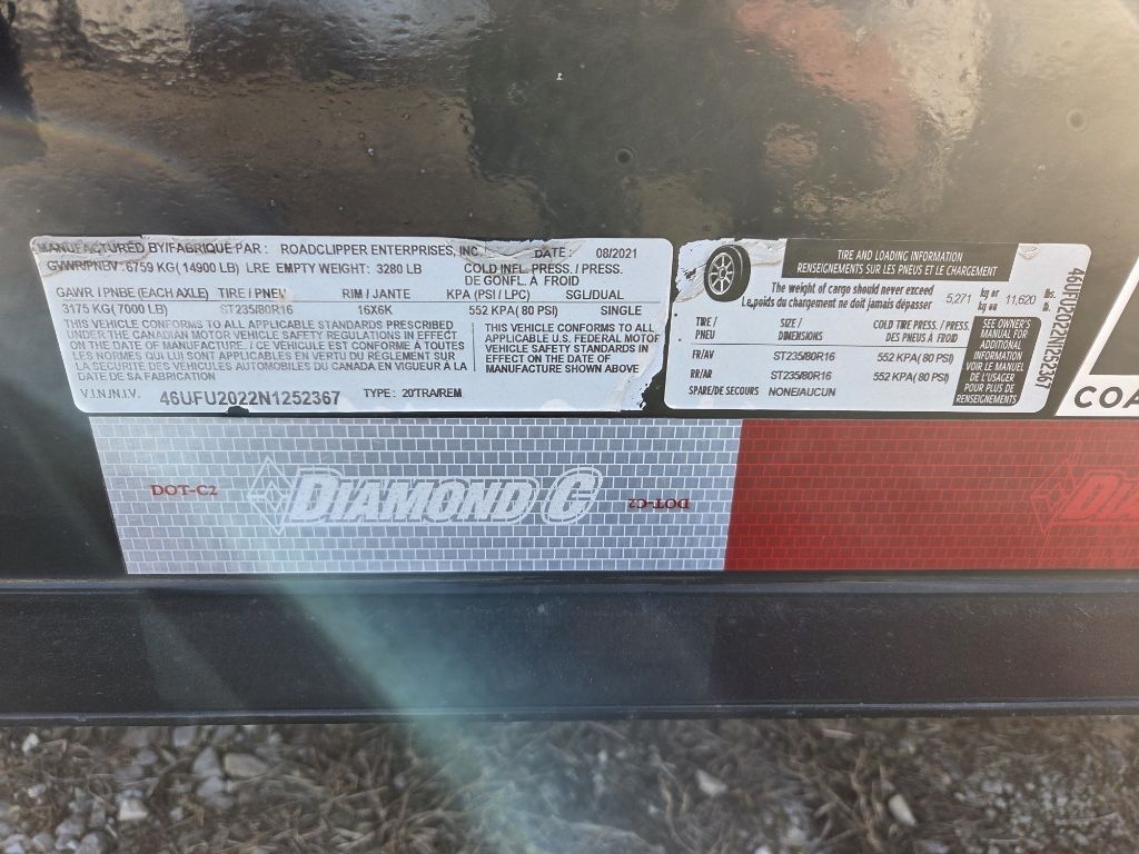 Diamond C Trailer Unknown  2022