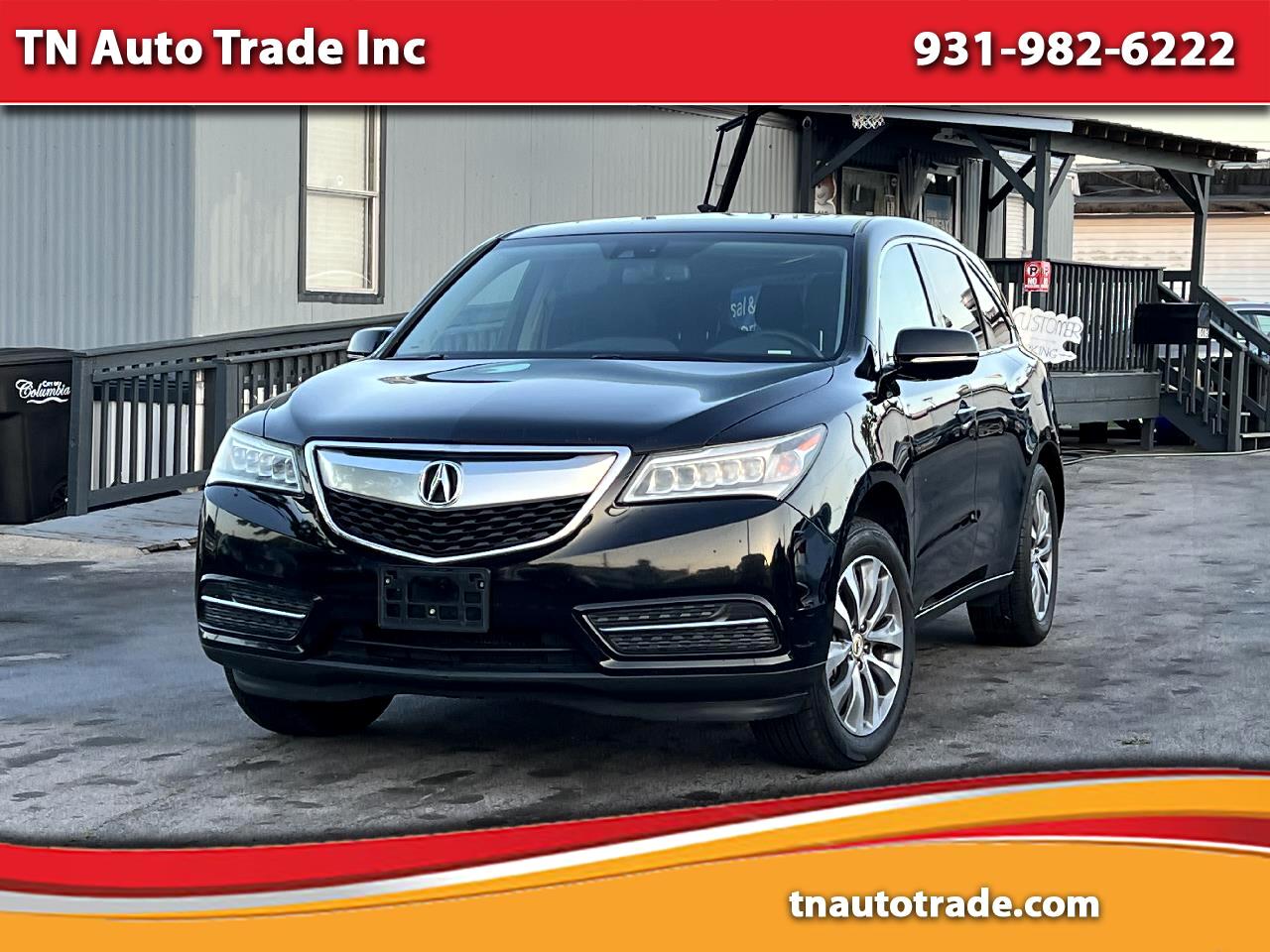 Acura MDX 6-Spd AT w/Tech Package 2014