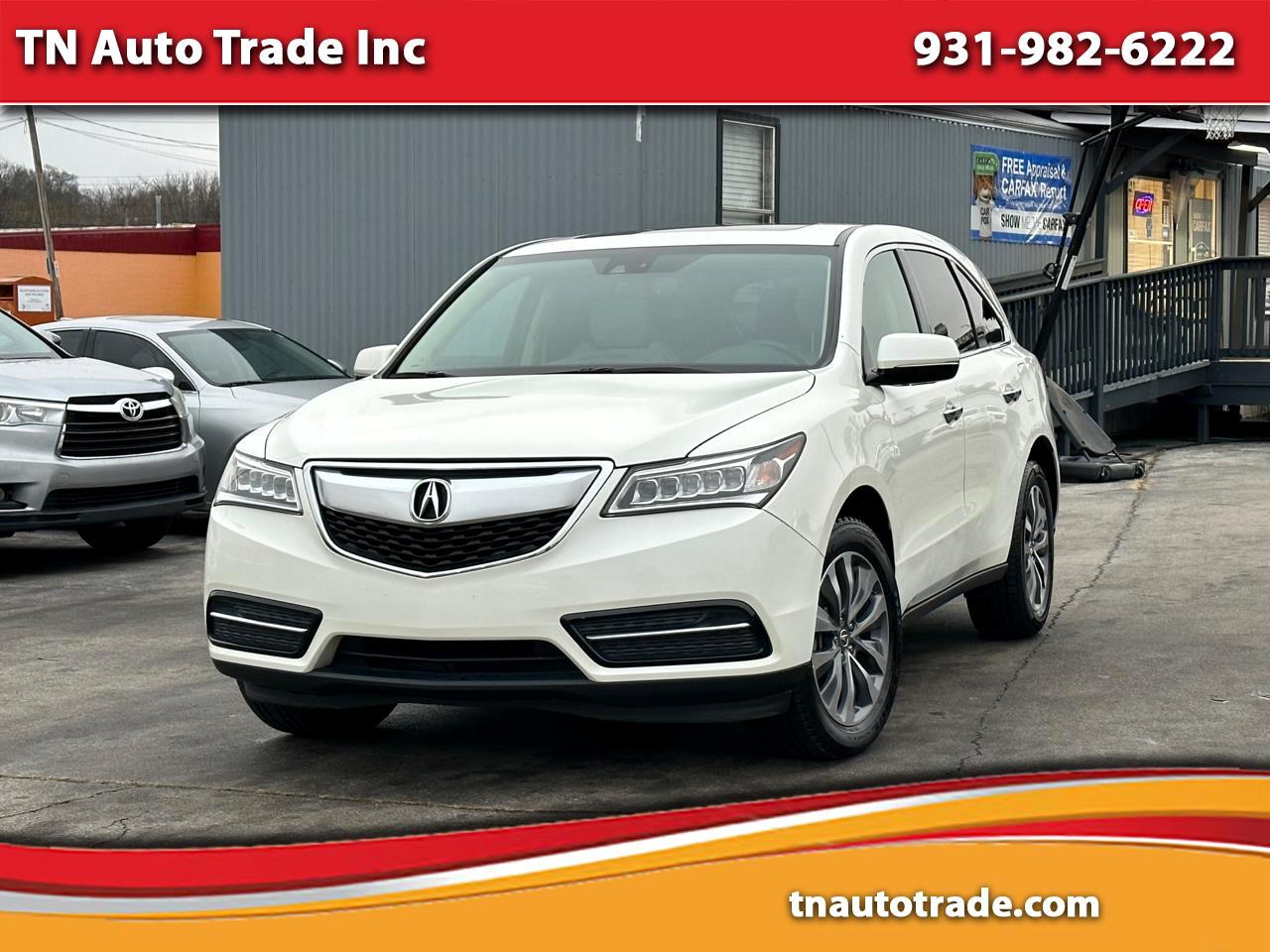 2014 Acura MDX 6-Spd AT w/Tech Package