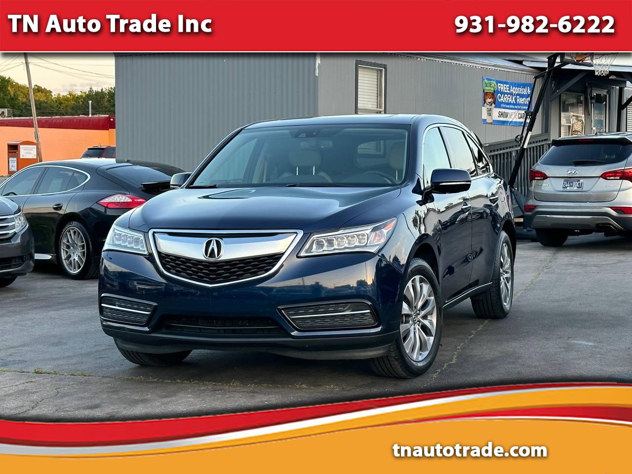 2015 Acura MDX SH-AWD 6-Spd AT w/Tech Package