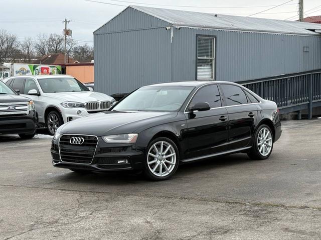 Black 2015 Audi A4 Sedan Front-Wheel Drive Automatic