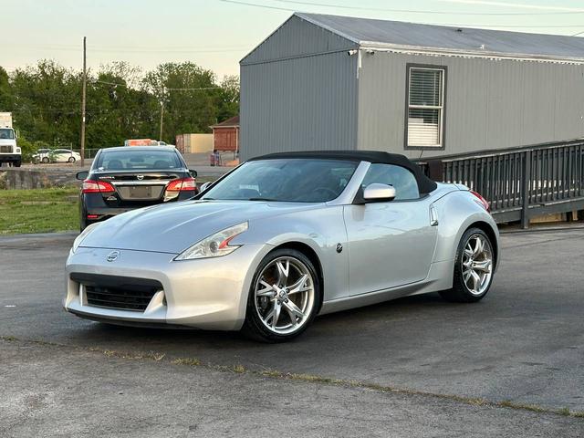 Silver 2012 Nissan 370Z Roadster Touring Convertible Rear-Wheel Drive Automatic