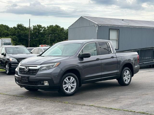 Gray 2017 Honda Ridgeline Pickup Truck All-Wheel Drive Automatic