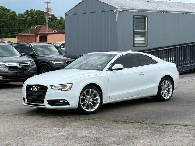 White 2014 Audi A5 Coupe All-Wheel Drive Automatic