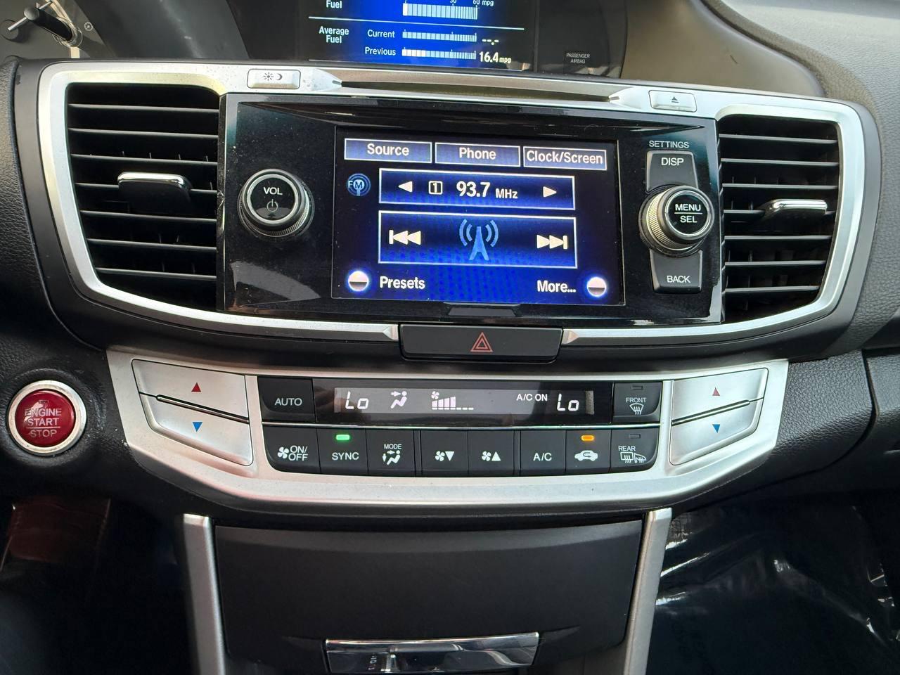 Honda Accord EX-L Sedan CVT 2014