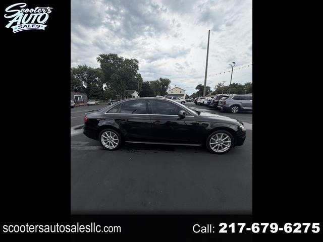 Black 2015 Audi A4 Sedan All-Wheel Drive Automatic