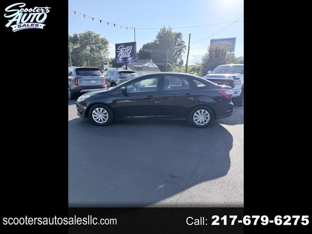 Black 2014 Ford Focus Sedan Front-Wheel Drive Automatic