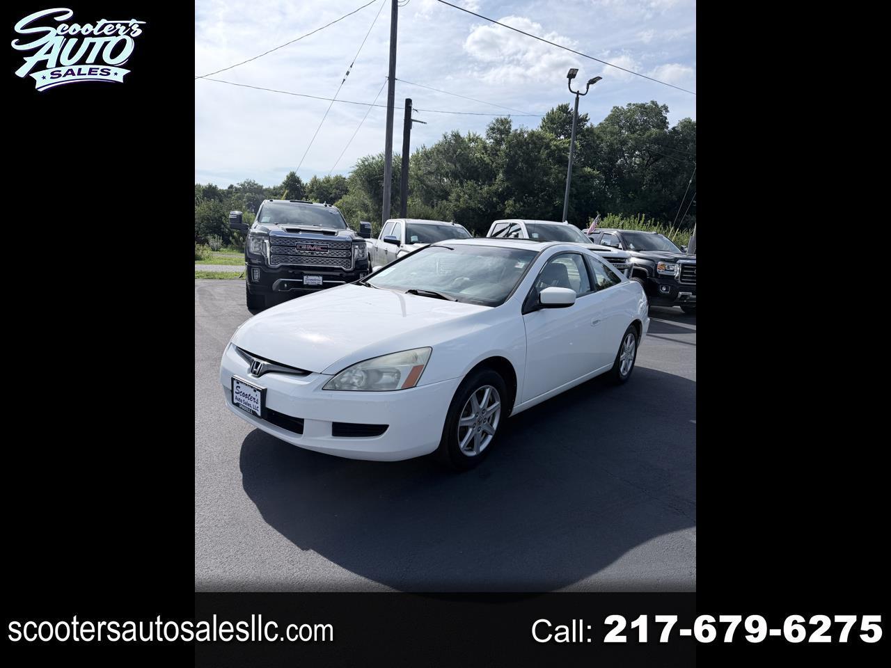2004 Honda Accord Cpe EX Auto V6 w/Leather/XM