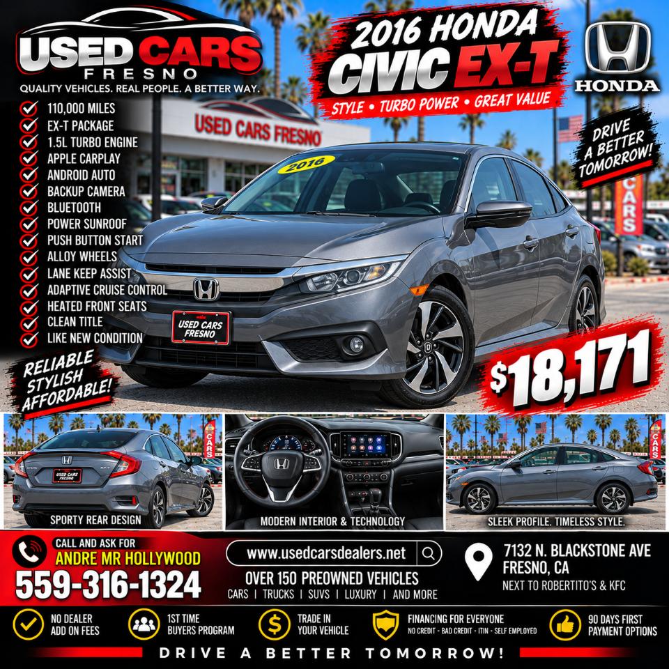 2016 Honda Civic EX-T Sedan CVT
