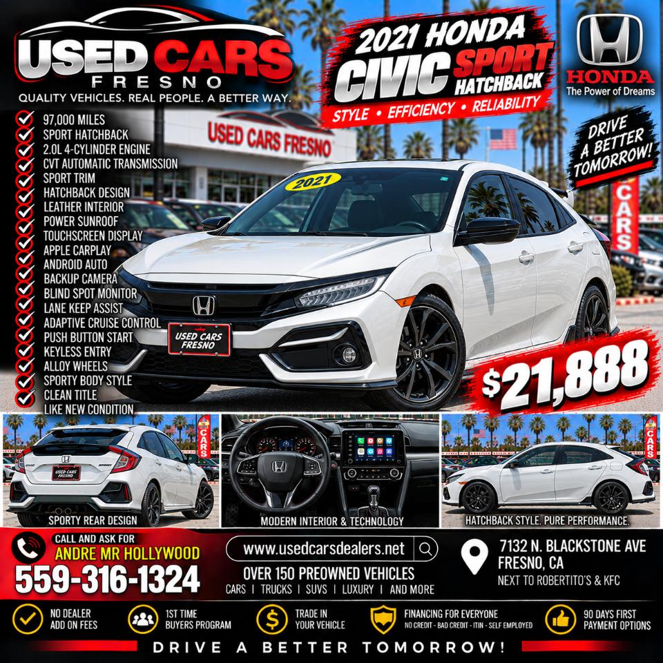 2021 Honda Civic Sport Hatchback CVT