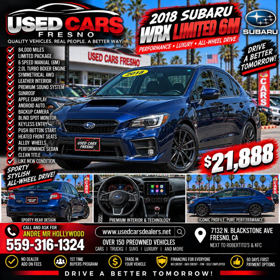 2018 Subaru WRX Limited 6M