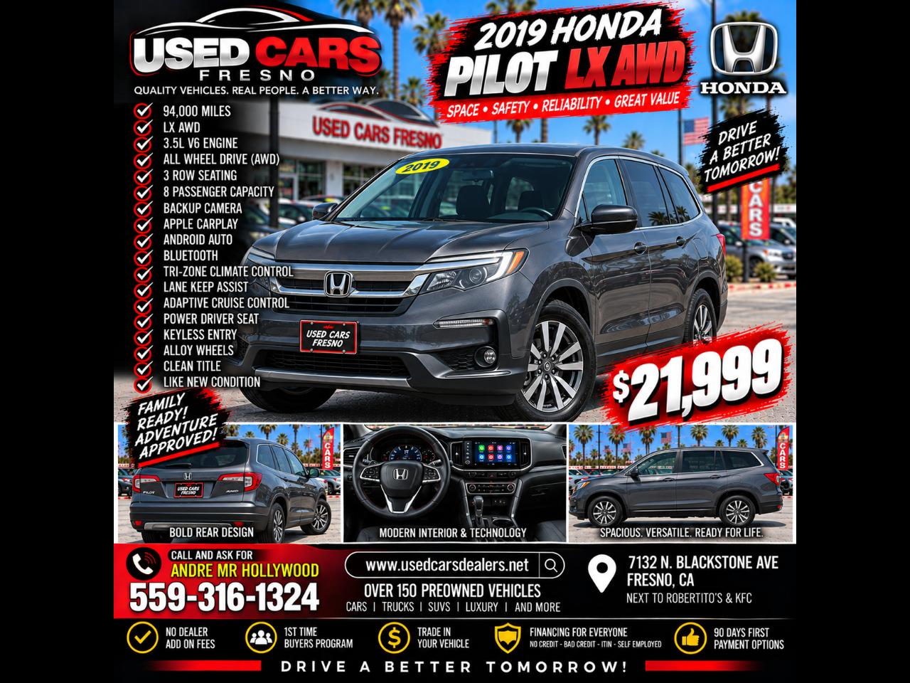 2019 Honda Pilot LX 4WD