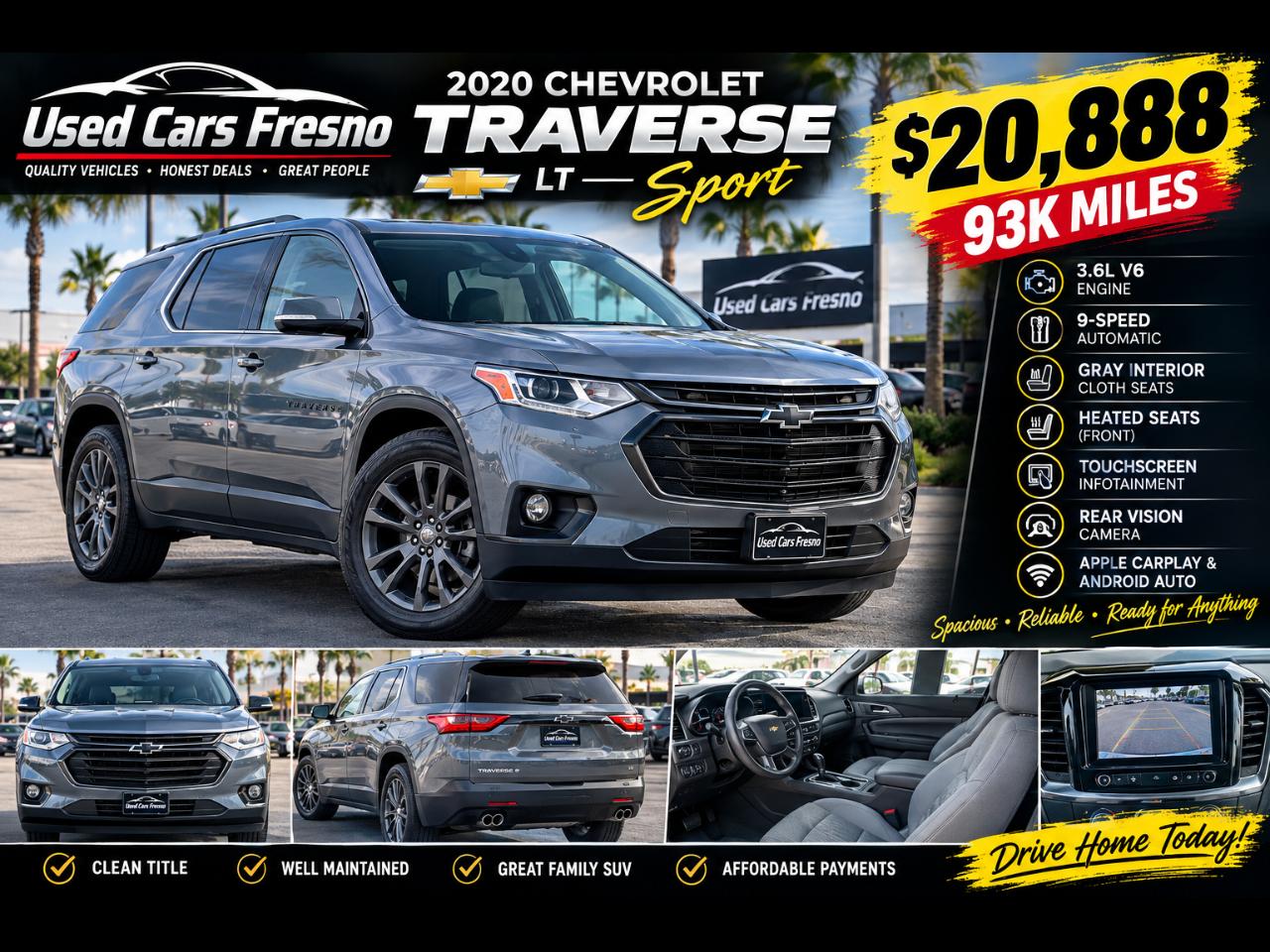 2020 Chevrolet Traverse LT Cloth FWD