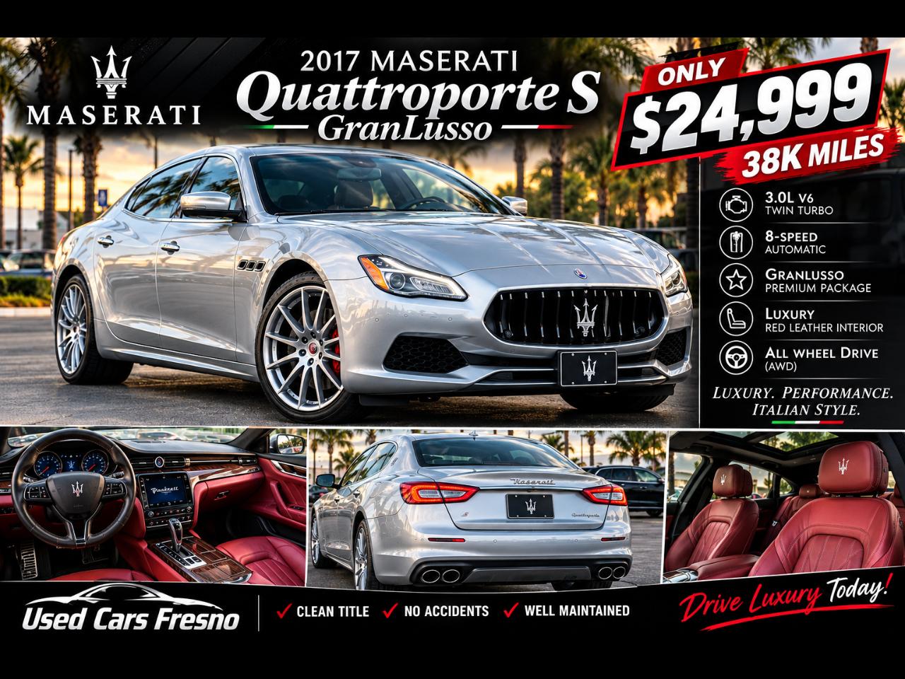 2017 Maserati Quattroporte S GranLusso