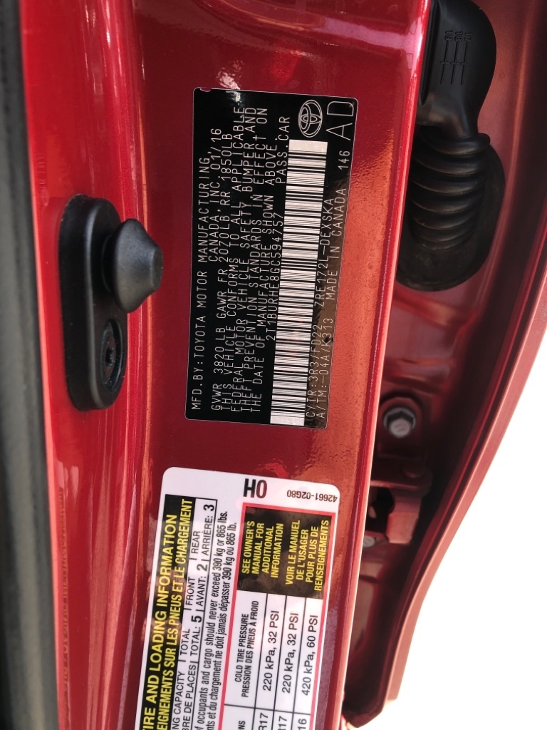 Toyota Corolla S Plus 6MT 2016