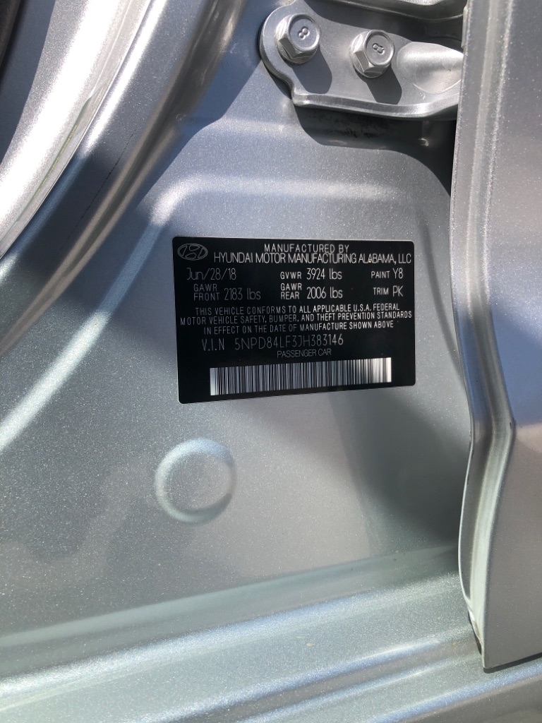 Hyundai Elantra SEL 2.0L Auto (Alabama) 2018