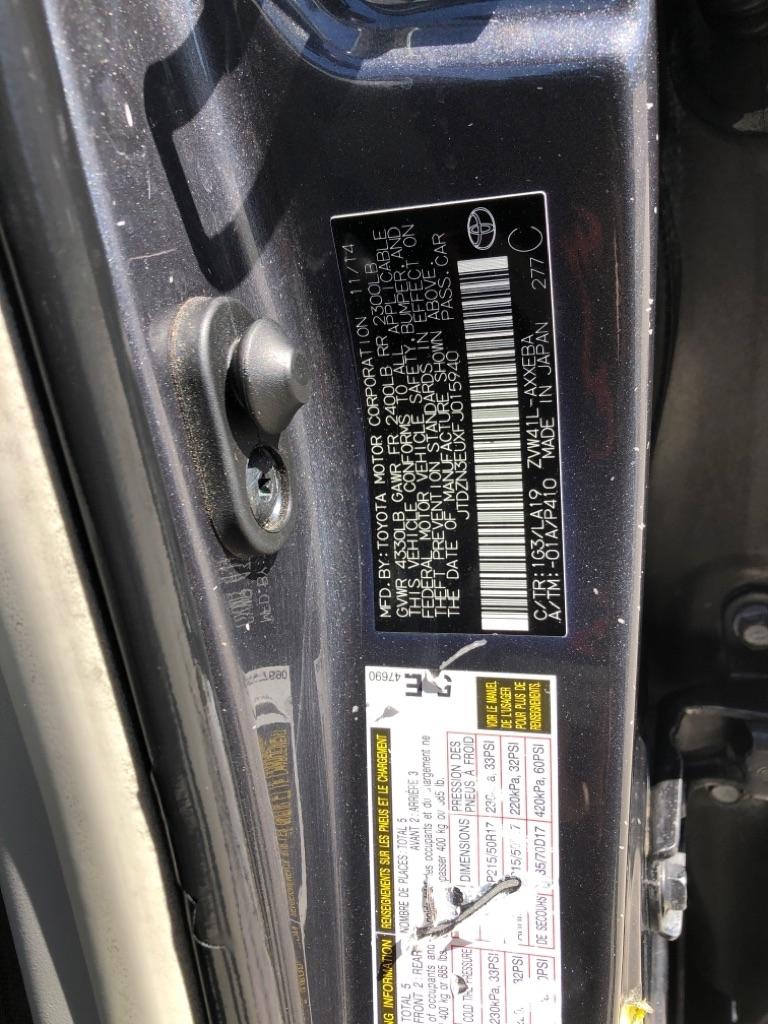 Toyota Prius V 5dr Wgn Three (Natl) 2015