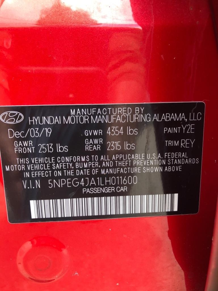 Hyundai Sonata SE 2.5L 2020