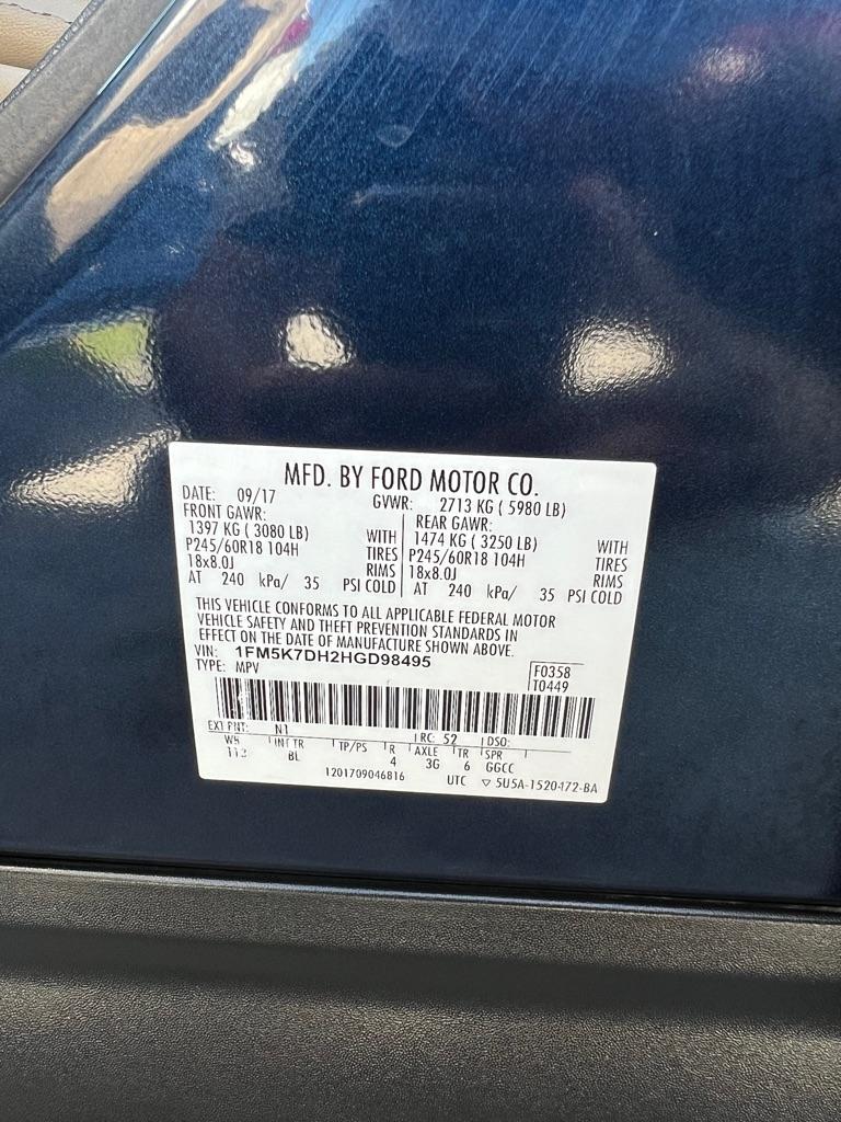 Ford Explorer XLT FWD 2017