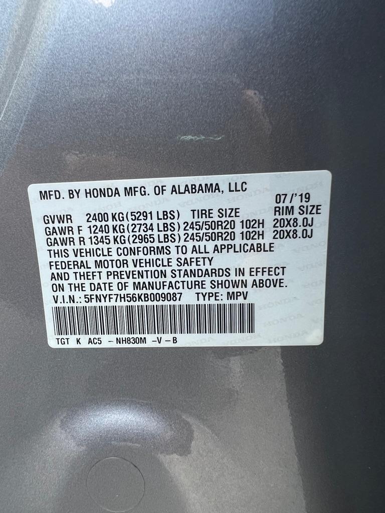Honda Passport EX-L FWD 2019