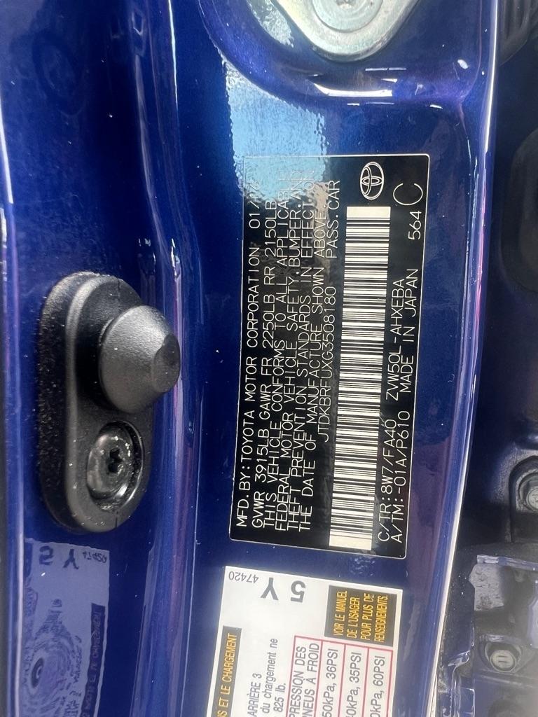 Toyota Prius 5dr HB Two (Natl) 2016