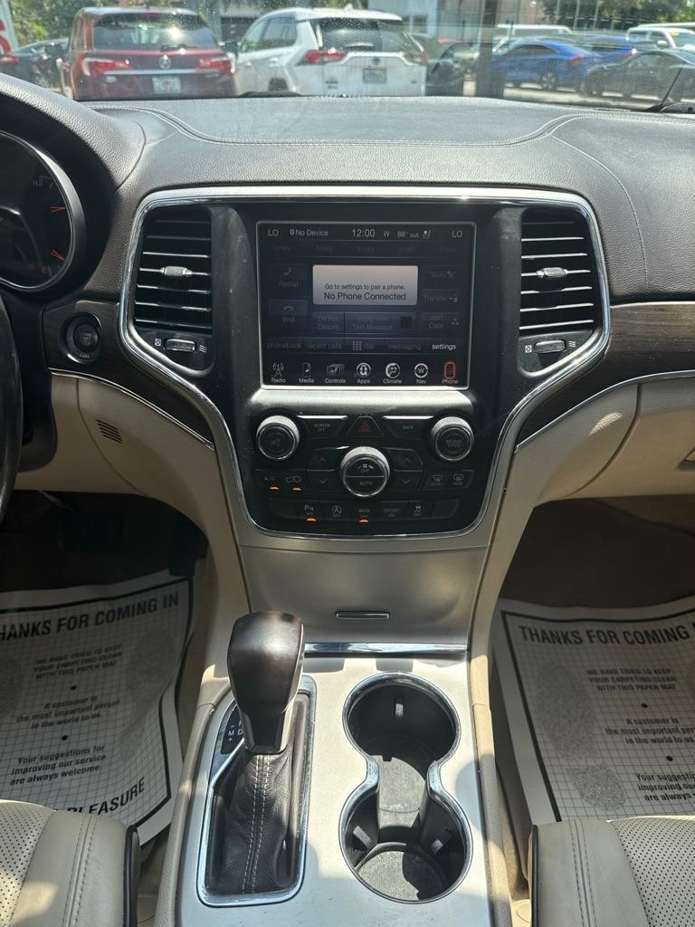 Jeep Grand Cherokee RWD 4dr Overland 2016