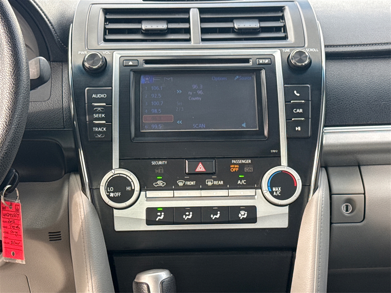 Toyota Camry LE 2012