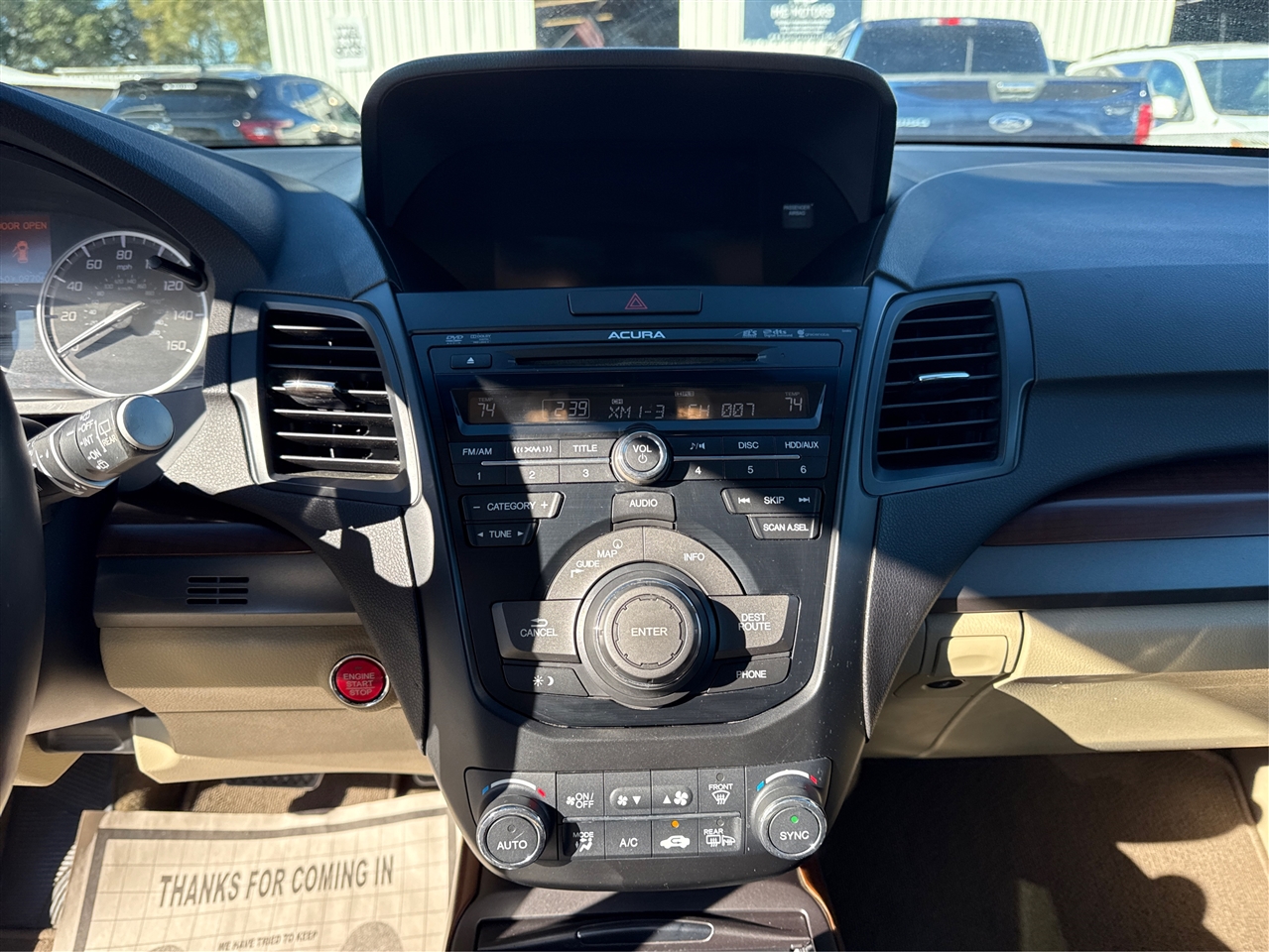 Acura RDX 6-Spd AT w/ Technology Package 2014