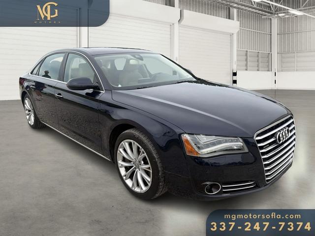 Blue 2011 Audi A8 L quattro AWD Sedan All-Wheel Drive Automatic