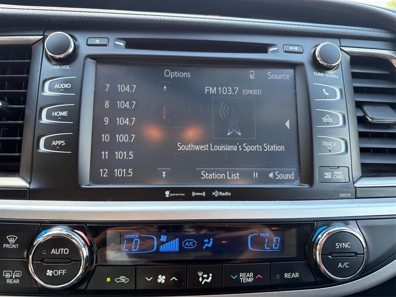 Toyota Highlander XLE FWD V6 2018