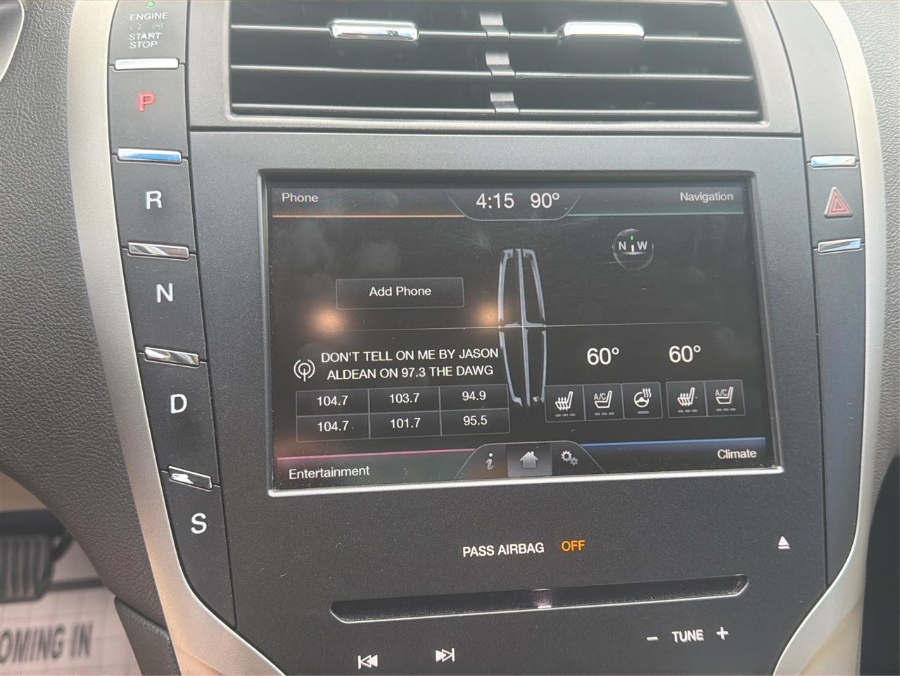 Lincoln MKZ 4dr Sdn AWD 2016