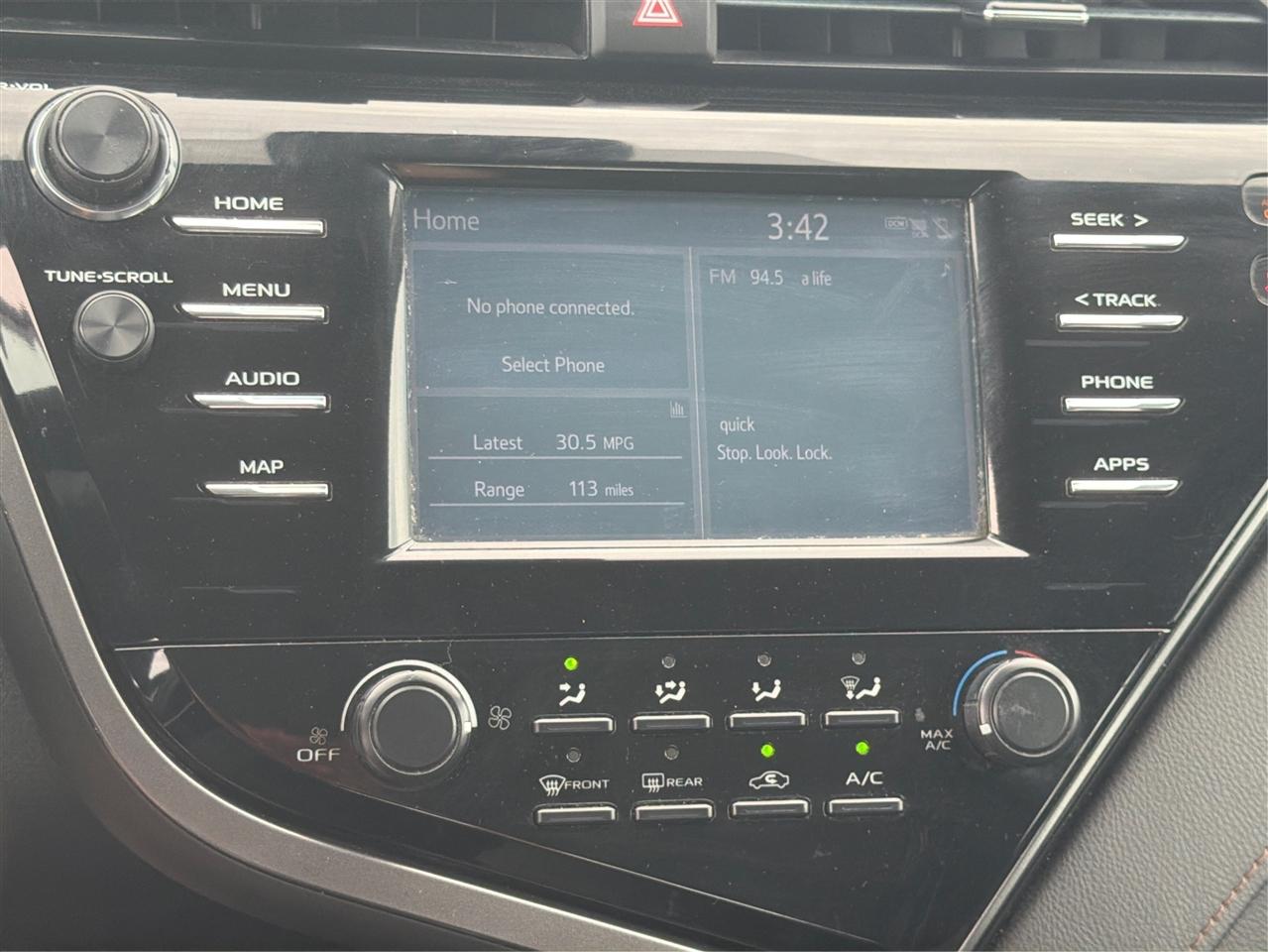 Toyota Camry LE 2019