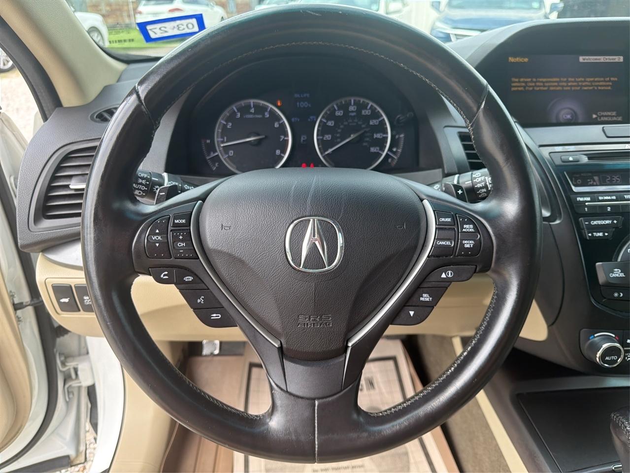 Acura RDX FWD 4dr Tech Pkg 2014