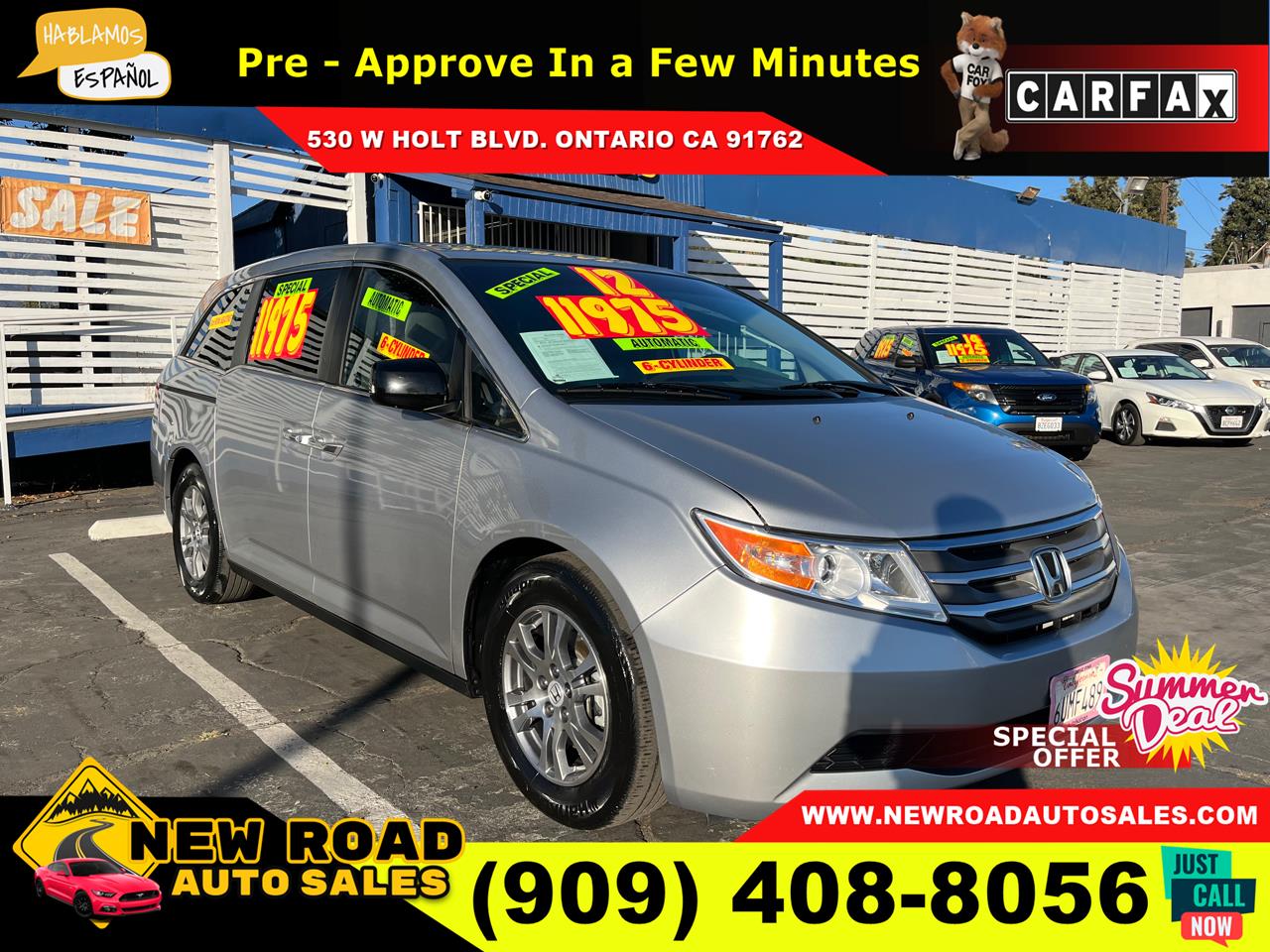 2012 Honda Odyssey EXL