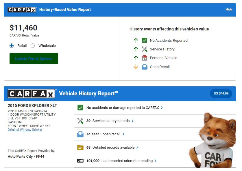 Ford Explorer XLT 4WD 2015