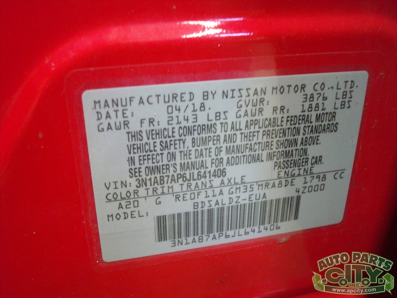 Nissan Sentra SV 2018