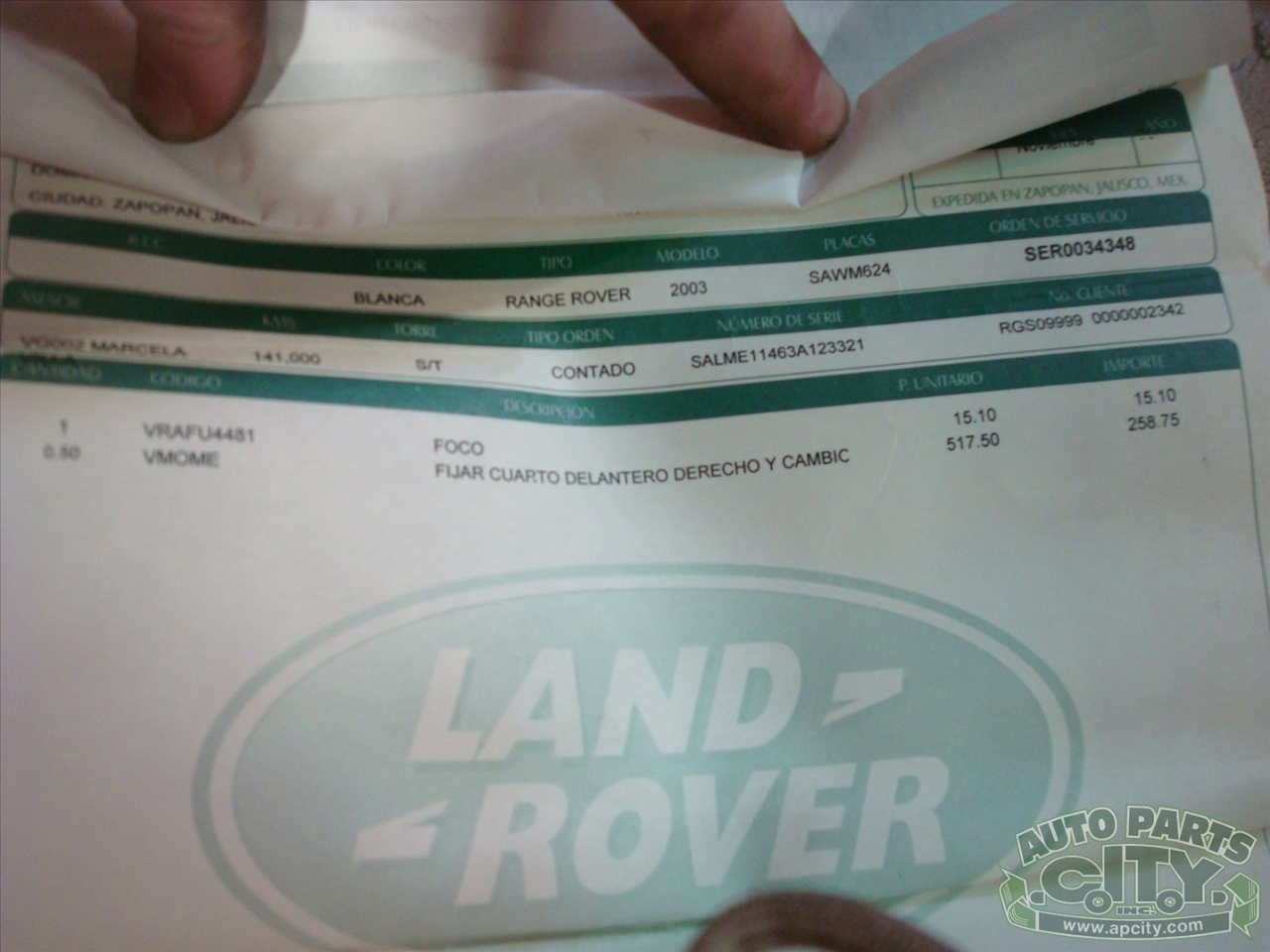 Land Rover Range Rover HSE 2003