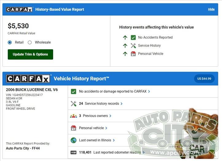 Buick Lucerne CXL V6 2006