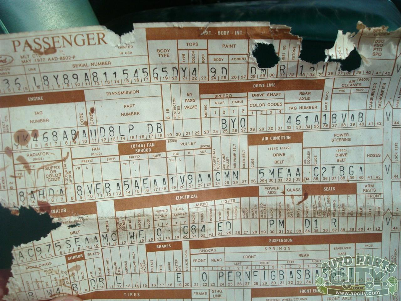 Lincoln Mark V  1978